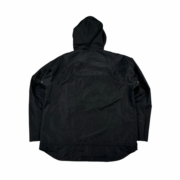 Burberry Black Nova Check Reversible Hooded Jacket - Medium