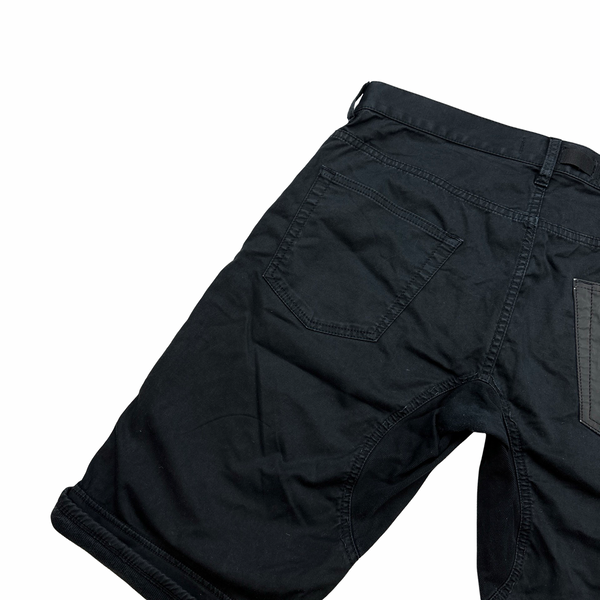 Stone Island 2015 Black Reflective Cycling Shorts - Medium