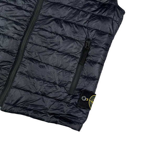 Stone Island 2013 Navy Micro Yarn Down Packable Gilet - Small