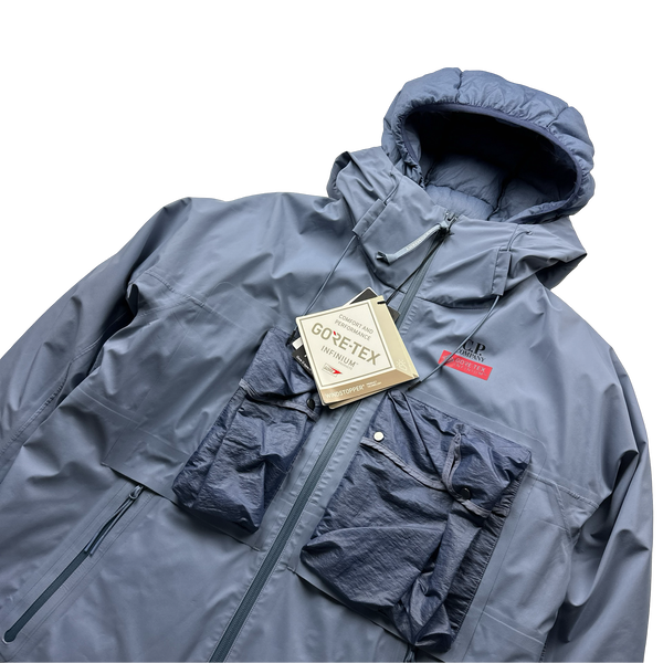 CP Company Lilac Goretex Infinium Waterproof Down Liner Jacket - Large