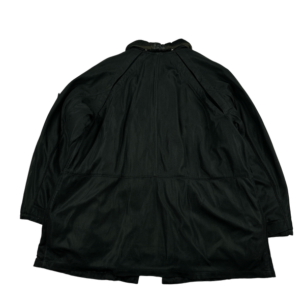 Stone Island Vintage 1996 Emerald Green Boxy Fit Dual Layer Mesh Jacket - XL