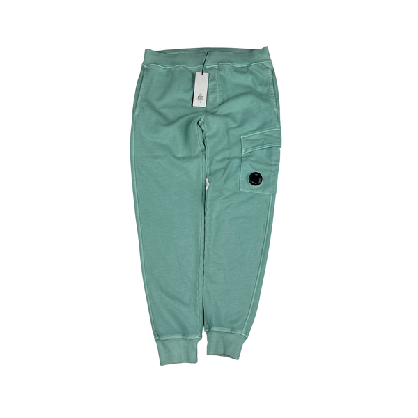 CP Company Green Cotton Lens Viewer Joggers - Medium