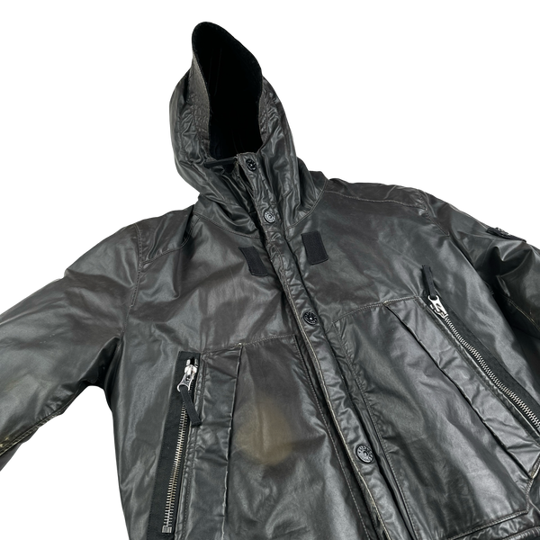 Stone Island 2011 Khaki Waxed Ice 2 Jacket - Medium