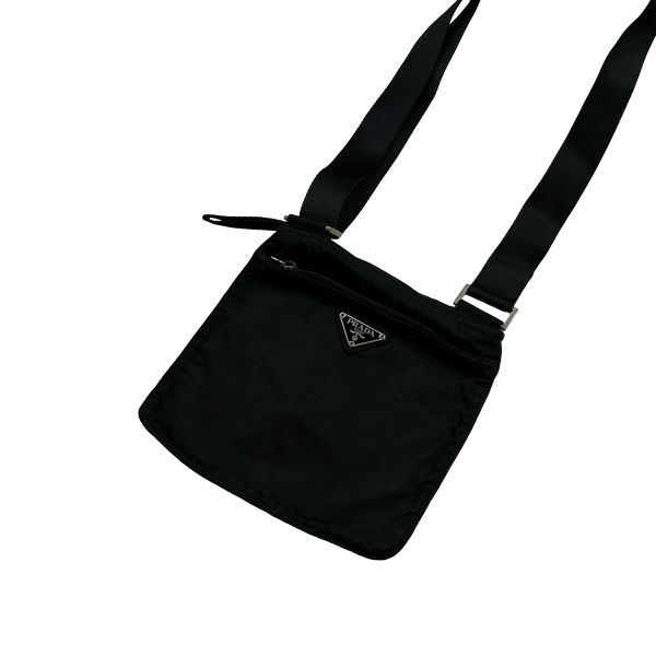 Prada Nylon Emblem Side Bag