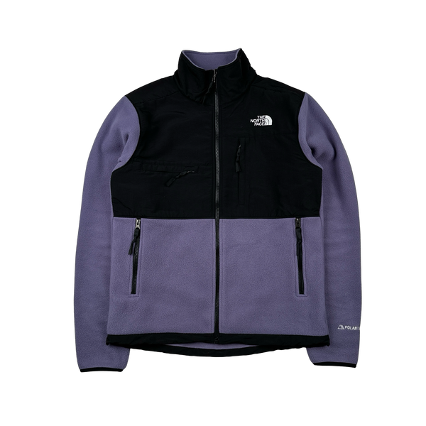 North Face Lilac Polartec Fleece Zipped Jumper - Small