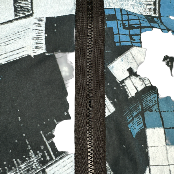 CP Company 50 Fili Patterned Camo Hooded Jacket - Large