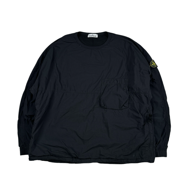 Stone Island 2021 Black Naslan Light Pullover -  Large