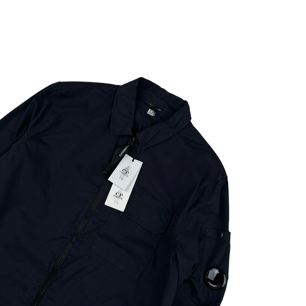 CP Company Navy Lens Viewer Overshirt - Large