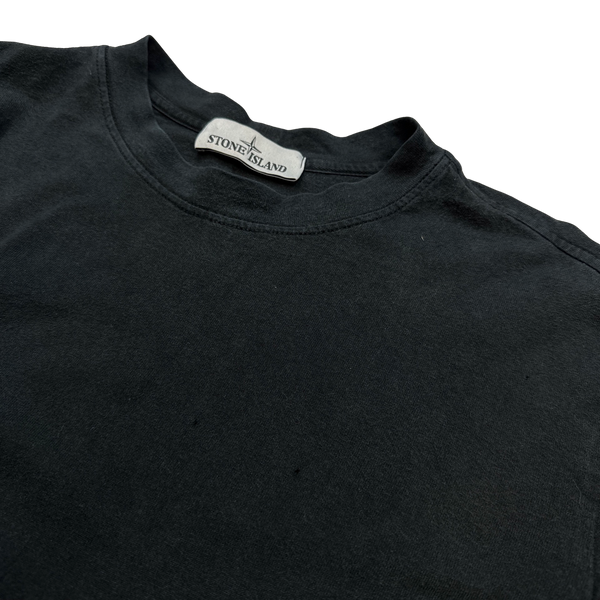 Stone Island Black 2015 Longsleeve Cotton Top - XL