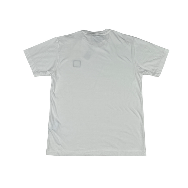 Stone Island 2018 White Cotton T Shirt - Medium