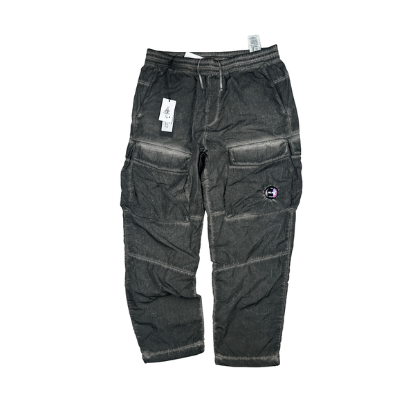 CP Company x Palace Grey Nylon Cargo Trousers - 34"