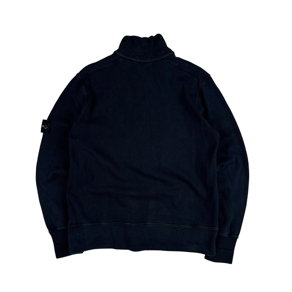 Stone Island 2008 Navy Quarter Zip Jumper - XL