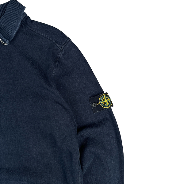 Stone Island 2008 Navy Quarter Zip Jumper - XL
