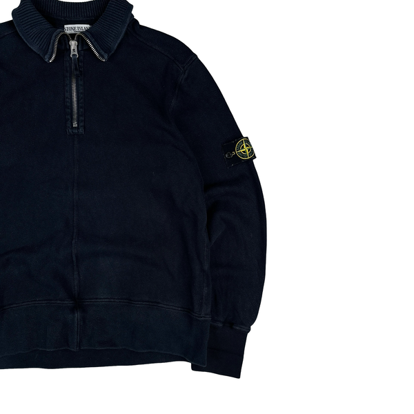 Stone Island 2008 Navy Quarter Zip Jumper - XL