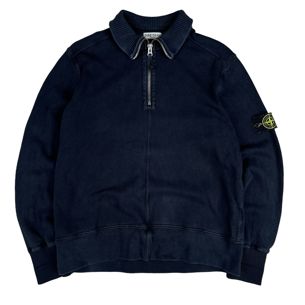 Stone Island 2008 Navy Quarter Zip Jumper - XL
