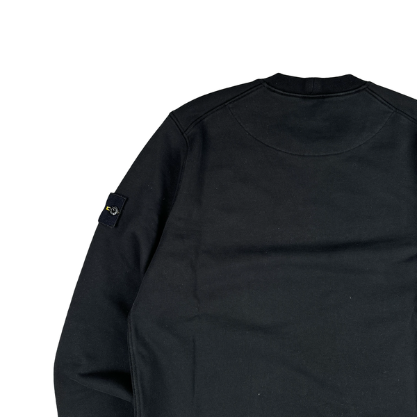 Stone Island 2020 Black Crewneck Sweatshirt - Small
