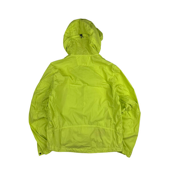 CP Company 50 Fili Yellow Hooded Jacket - Large