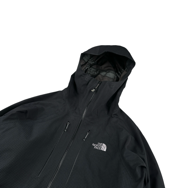 North Face Black Summit Series Gore-Tex Hooded Jacket - Large
