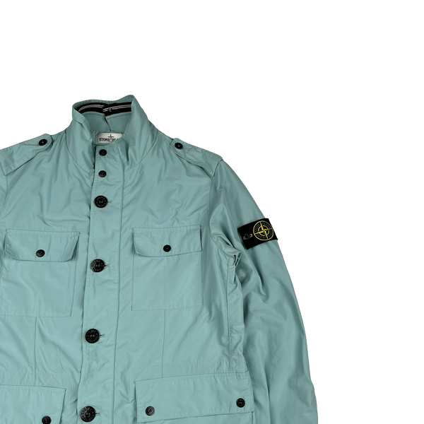 Stone Island 2013 Teal Micro Reps Field Jacket - Large