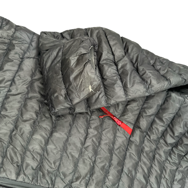Arcteryx Charcoal Cerium SL Down Filled Zipped Hooded Jacket - Small