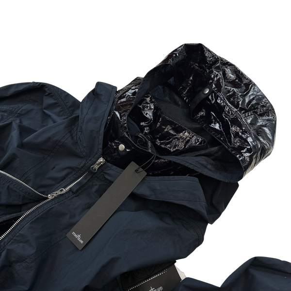 Stone Island 2022 Shadow Project HD Pelleovo Cotton TC Navy Glass Jacket - XXL