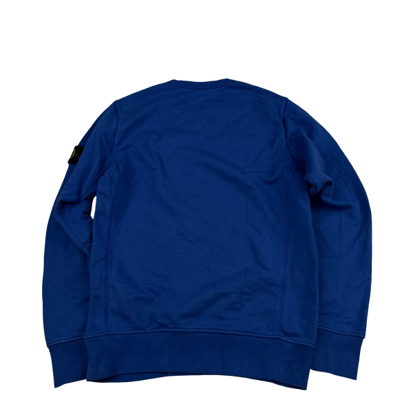 Stone Island 2019 Blue Crewneck Sweatshirt - Small