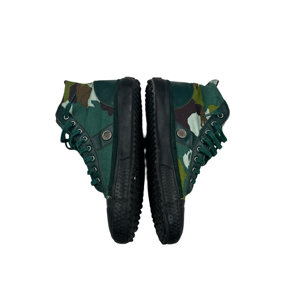 Stone Island Flowing Camo Converse Style Trainers - UK 8