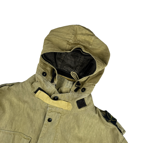 Stone Island 2006 Vintage Cotton Long Jacket - XXL