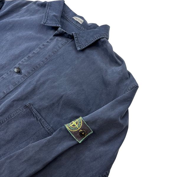 Stone Island Vintage 1992 Spellout Tela Stella Canvas Jacket - XL