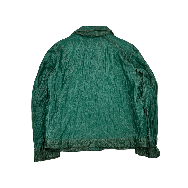 CP Company Turquoise Garment Dyed Nylon Kan D Shell Jacket - Medium