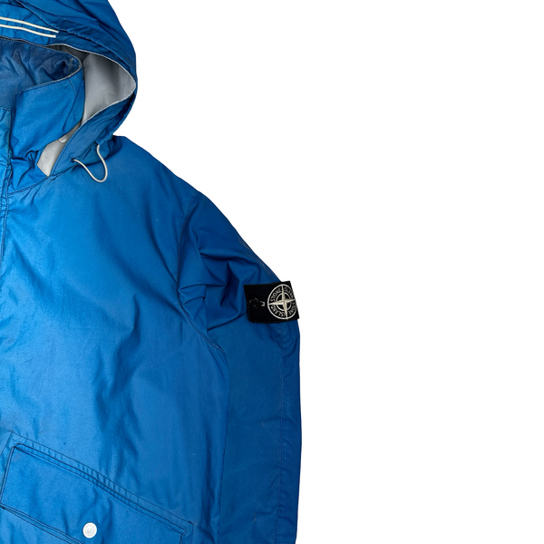 Stone Island 2011 Rare Archive Blue Reflective Jacket - XL