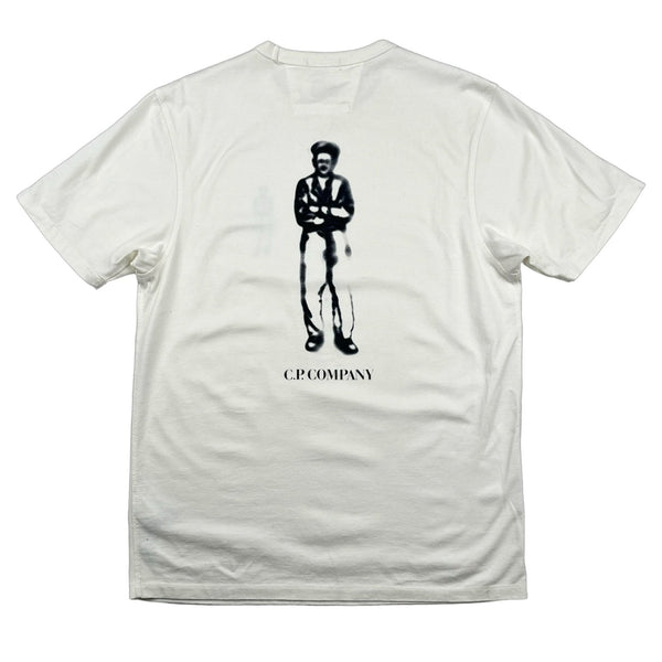 CP Company Mercerized Cotton Chester Perry Graphic T Shirt - Large