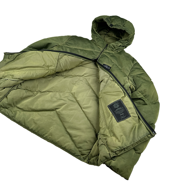 Plurimus Green Quilted Down Jacket - XL