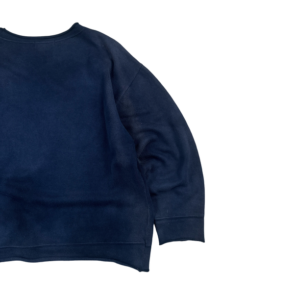 Stone Island 1995 Vintage Spellout Pullover Sweatshirt - Large