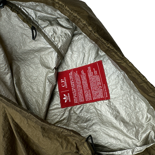 CP Company x Adidas Khaki Explorer Chrome Goggle Jacket - Medium