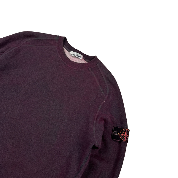 Stone Island 2020 Purple Dust Treatment Crewneck - Small