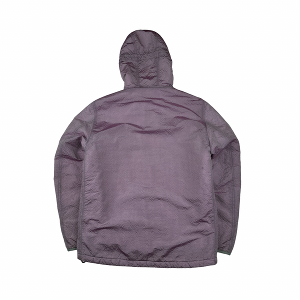 Stone Island Purple Green Lined Poly Colour Frame Weft Primaloft TC Jacket - XL