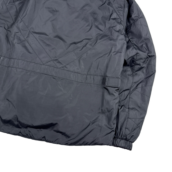 Stone Island Purple/Black 2005 Denims Quilted Reversible Jacket - Medium