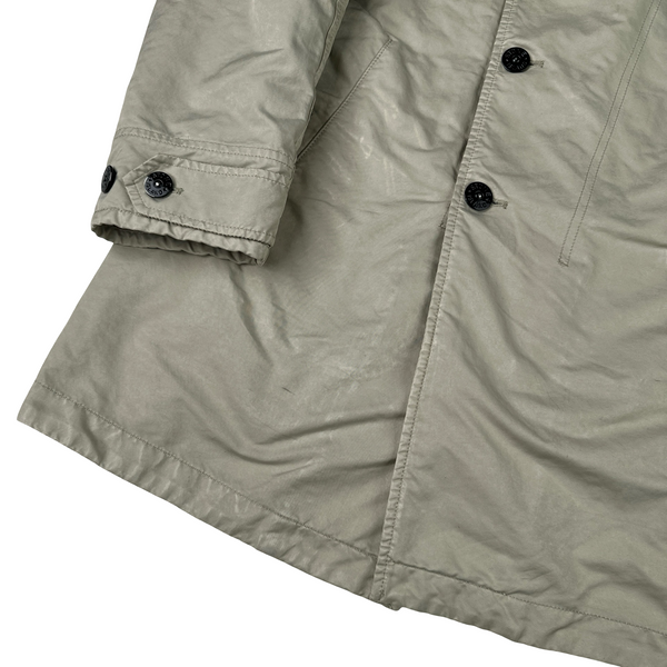 Stone Island 2022 Beige David TC Primaloft Lined Trench Coat Jacket - Large