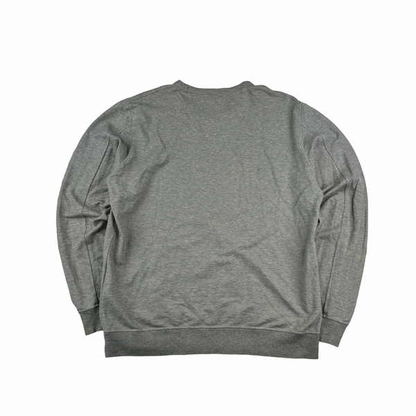 CP Company Grey Cotton Lens View Crewneck Jumper - XXL