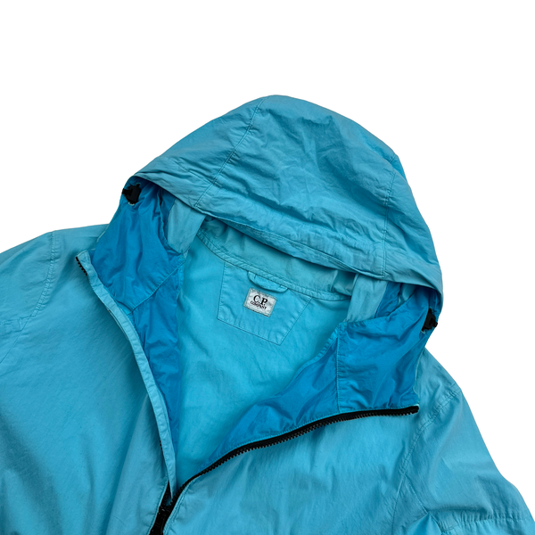 CP Company 50 Fili Baby Blue Hooded Jacket - Large