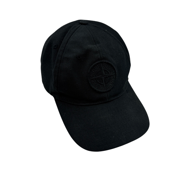All black stone island cap deals