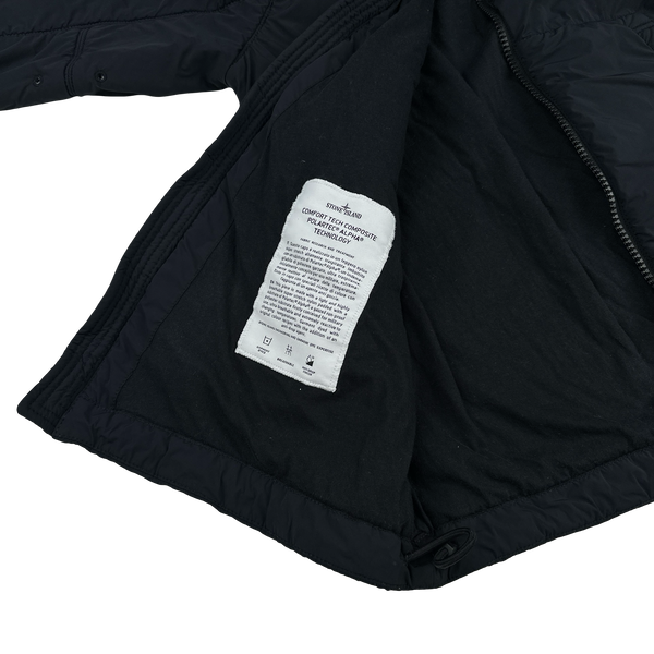Stone Island 2019  Black Comfort Tech Composite Jacket - Small