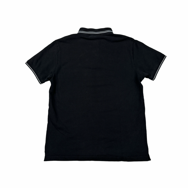 Stone Island 2018 Black Short Sleeve Polo Shirt - Large