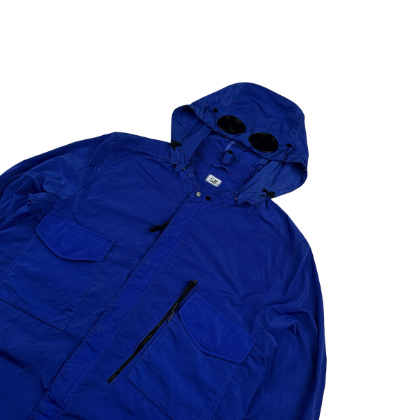 CP Company Blue Chrome Goggle Overshirt - XL