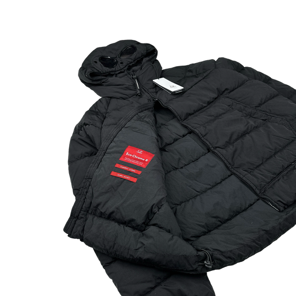 CP Company Black ECO CHROME-R Down Filled Puffer Jacket - Large