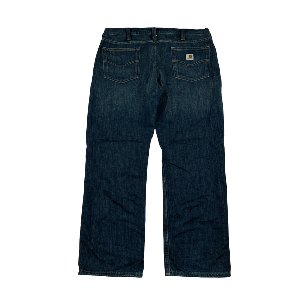 Carhartt Dark Denim Loose Fit Jeans - 38"