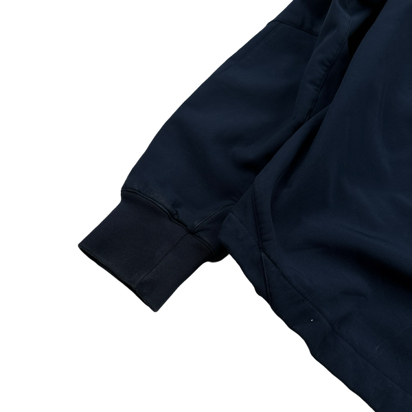 CP Company Navy Blue Soft Shell Goggle Jacket - Medium