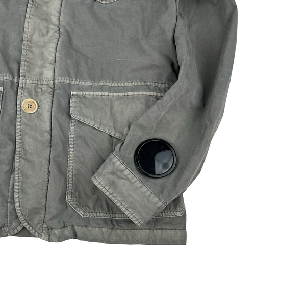 CP Company 00s Grey Multi Pocket Cotton Goggle & Watch Finder