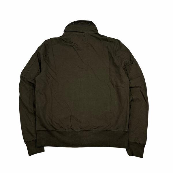 CP Company Khaki Lens View Cotton Zipped Lens Viewer - Large